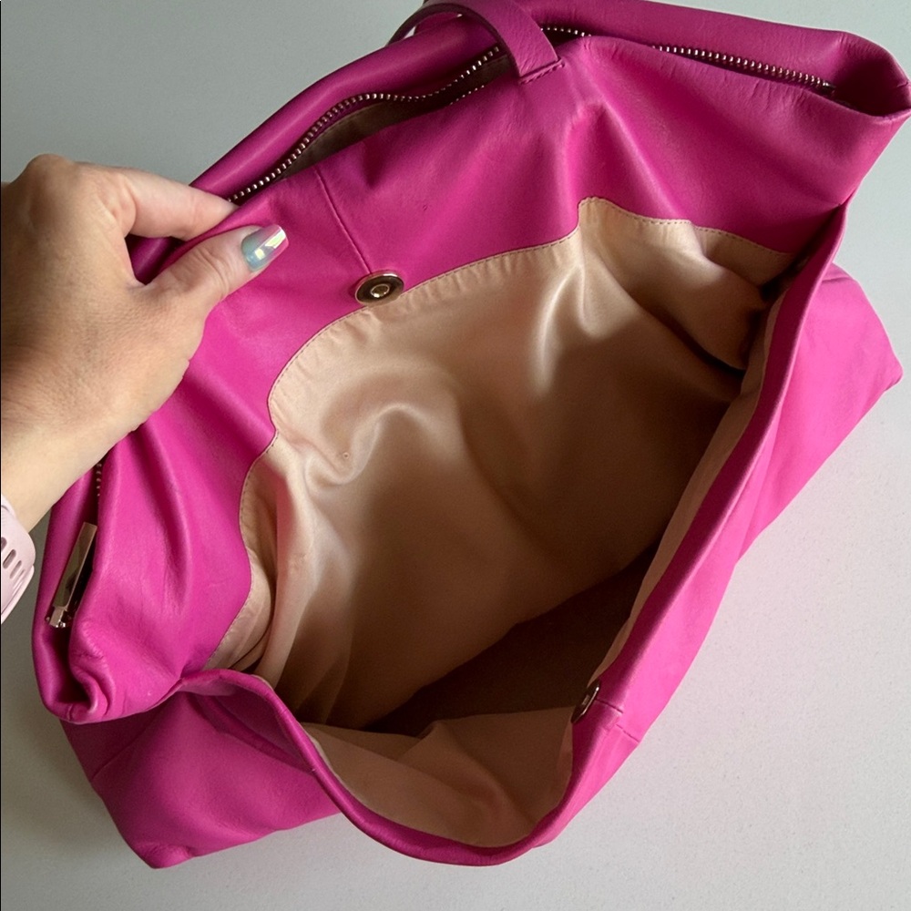 Jason Wu Fuchsia Leather Tote - Picture 3 of 4